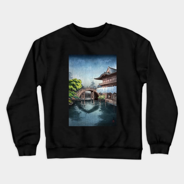 Kameido Tenmangu by Tsuchiya Koitsu Crewneck Sweatshirt by Takeda_Art